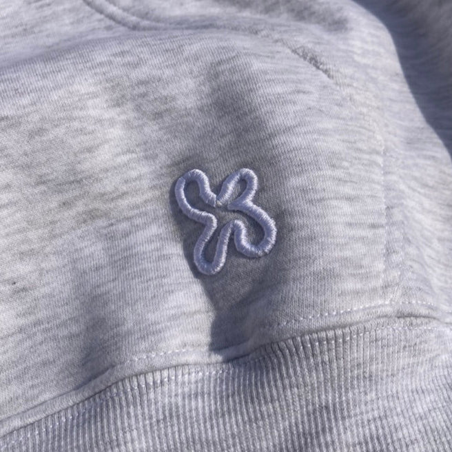 NO FUCKS GIVEN HOODIE LIGHT GREY