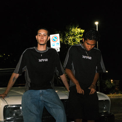 MISMATCH TEE BLACK