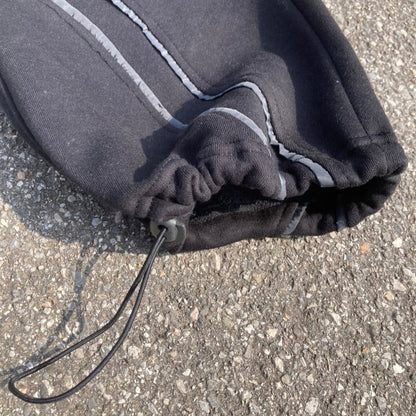 RIPPED SWEATPANTS BLACK