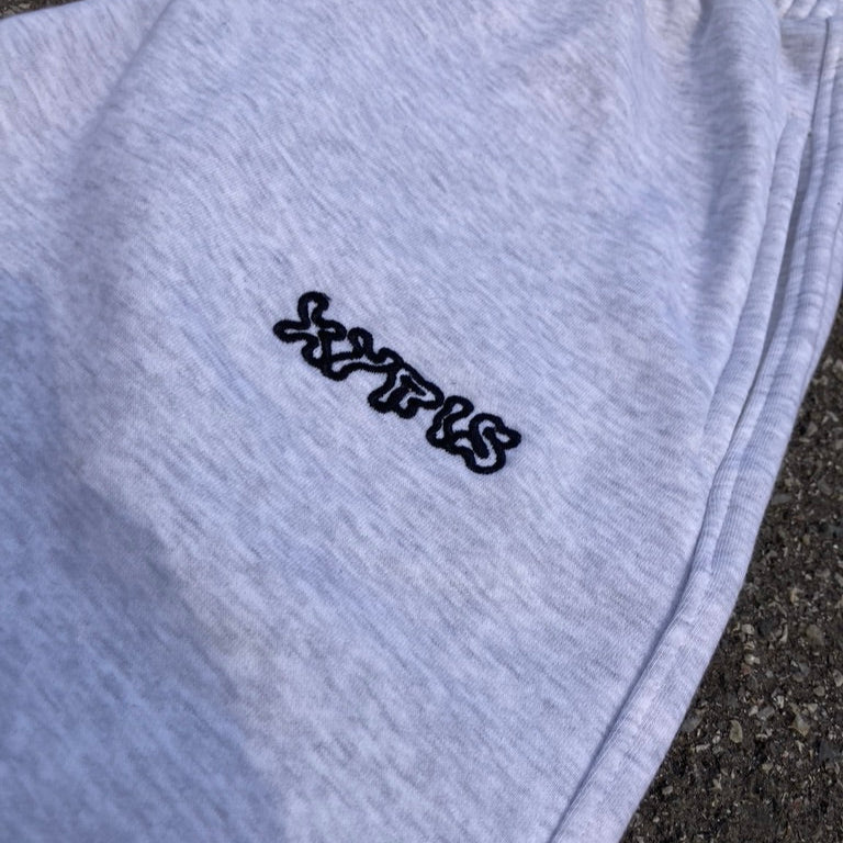 Grey Ripped Sweatpants