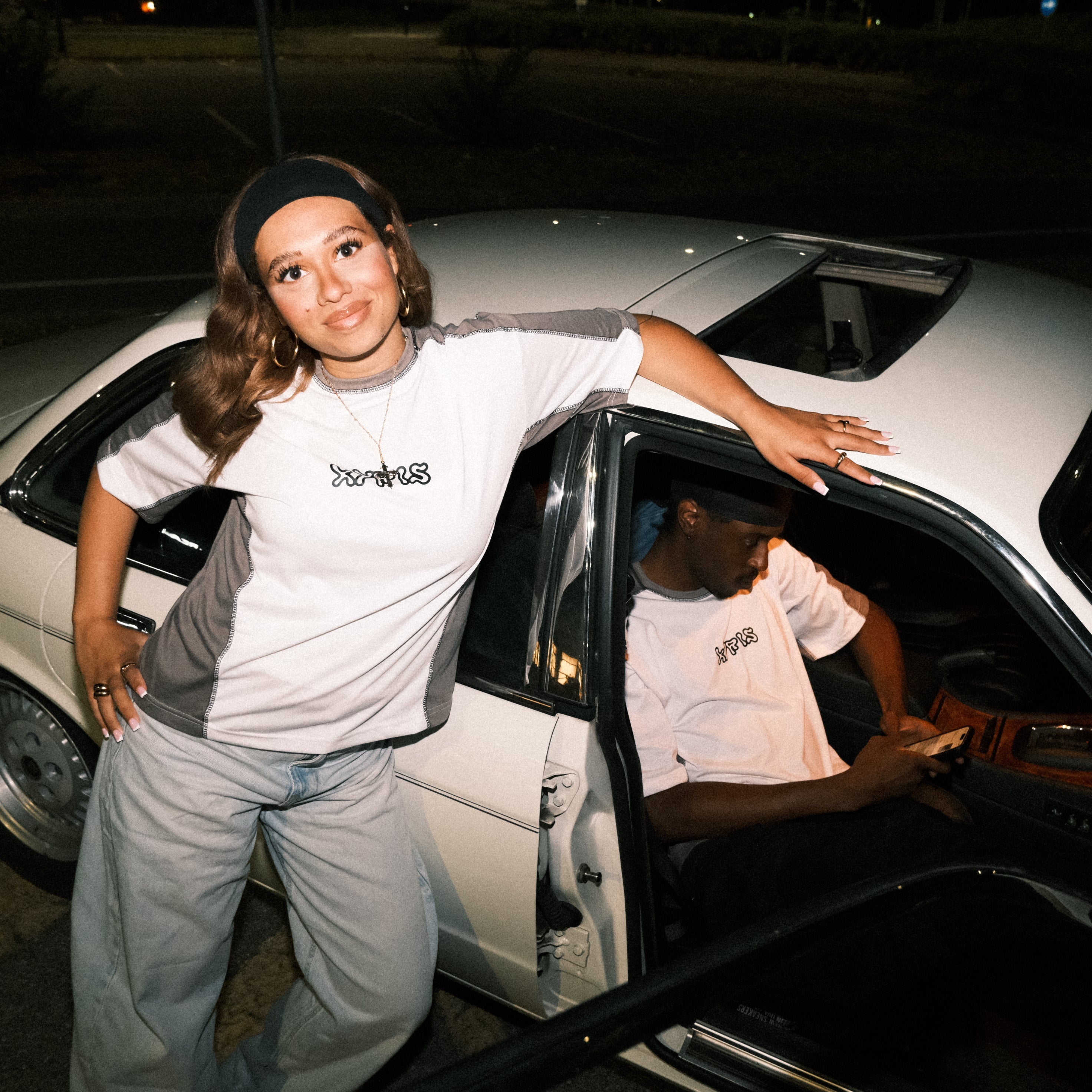 White Mismatch T-Shirt