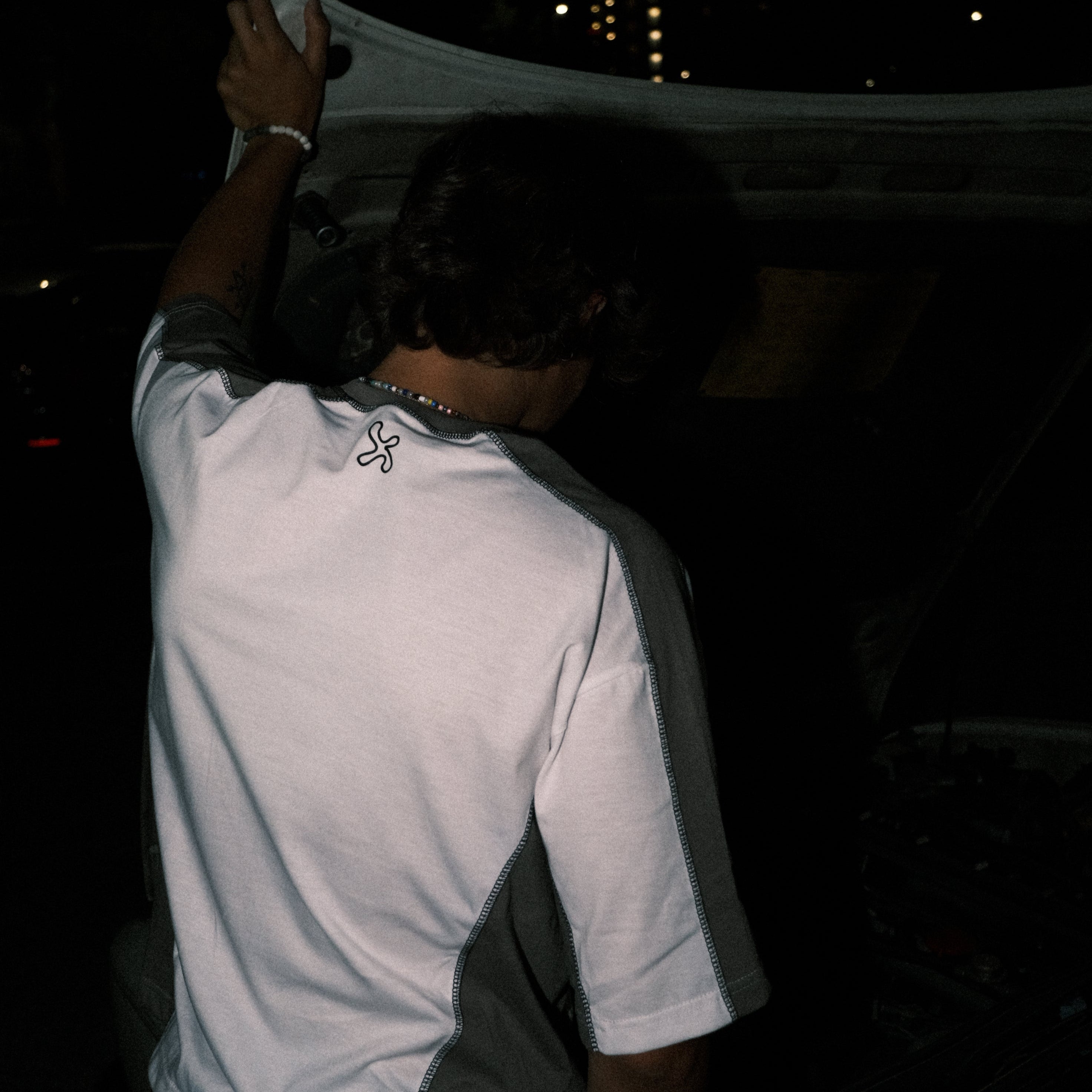 White Mismatch T-Shirt