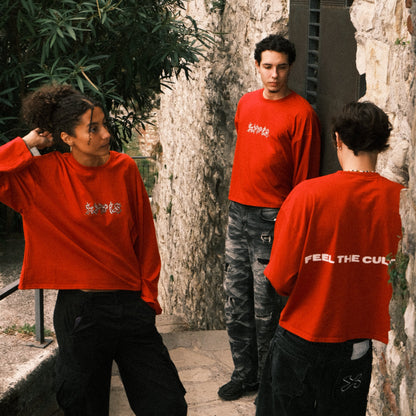 SPIKE LONGSLEEVE RED