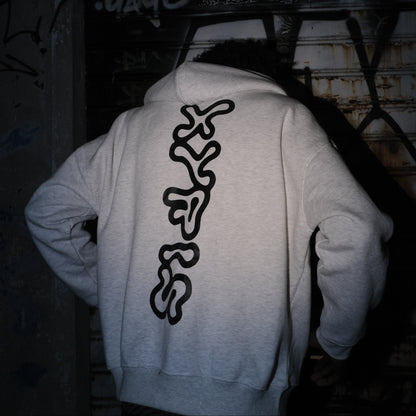 RNNR ZIP HOODIE GREY