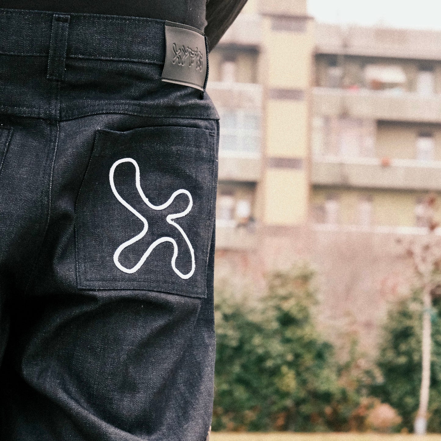 CHEETAH DARK BLUE JEANS