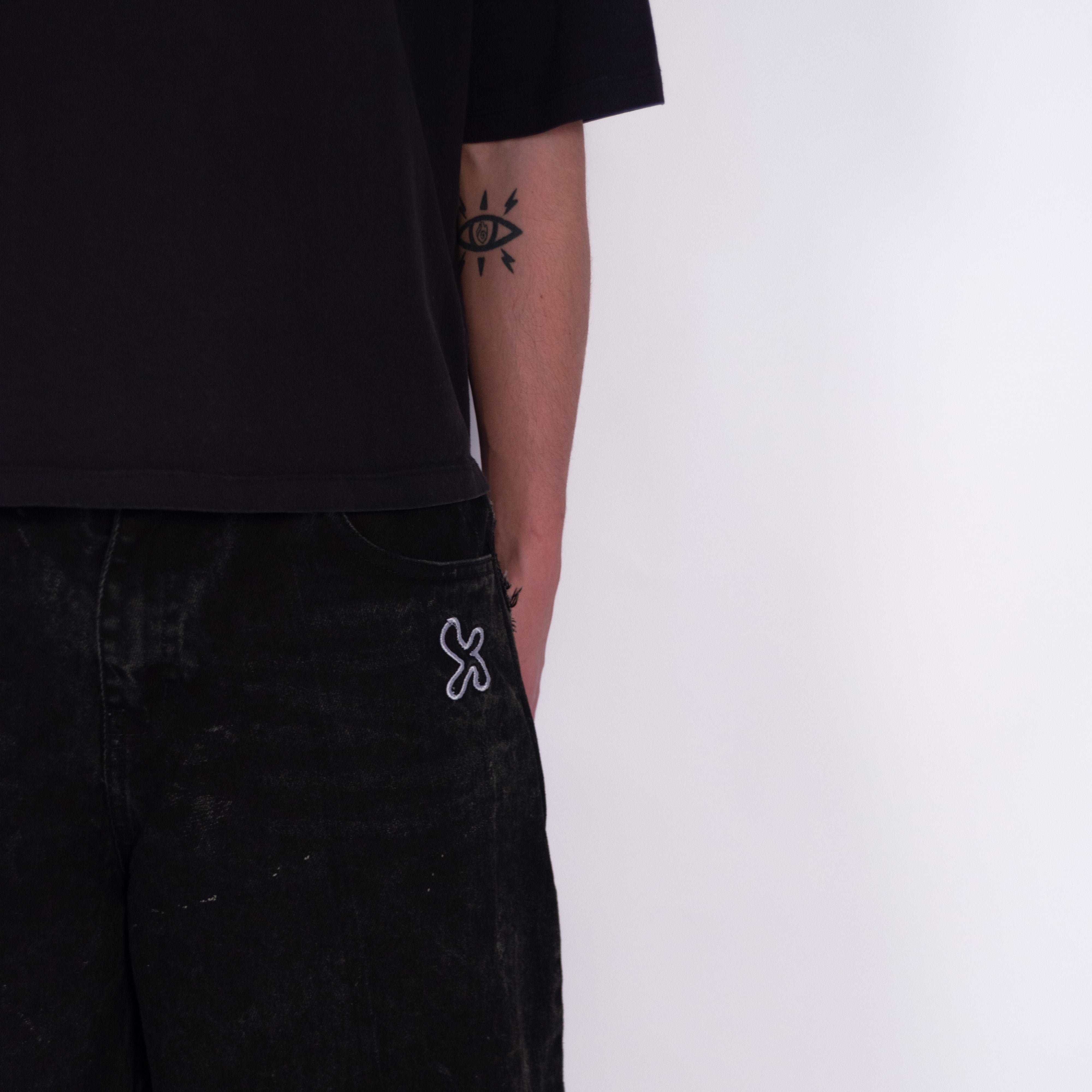 Scratched Jeans