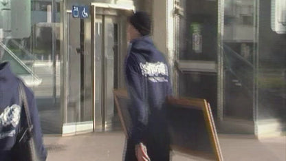 FALLING INTO THE UNKNOWN HOODIE BLUE NAVY